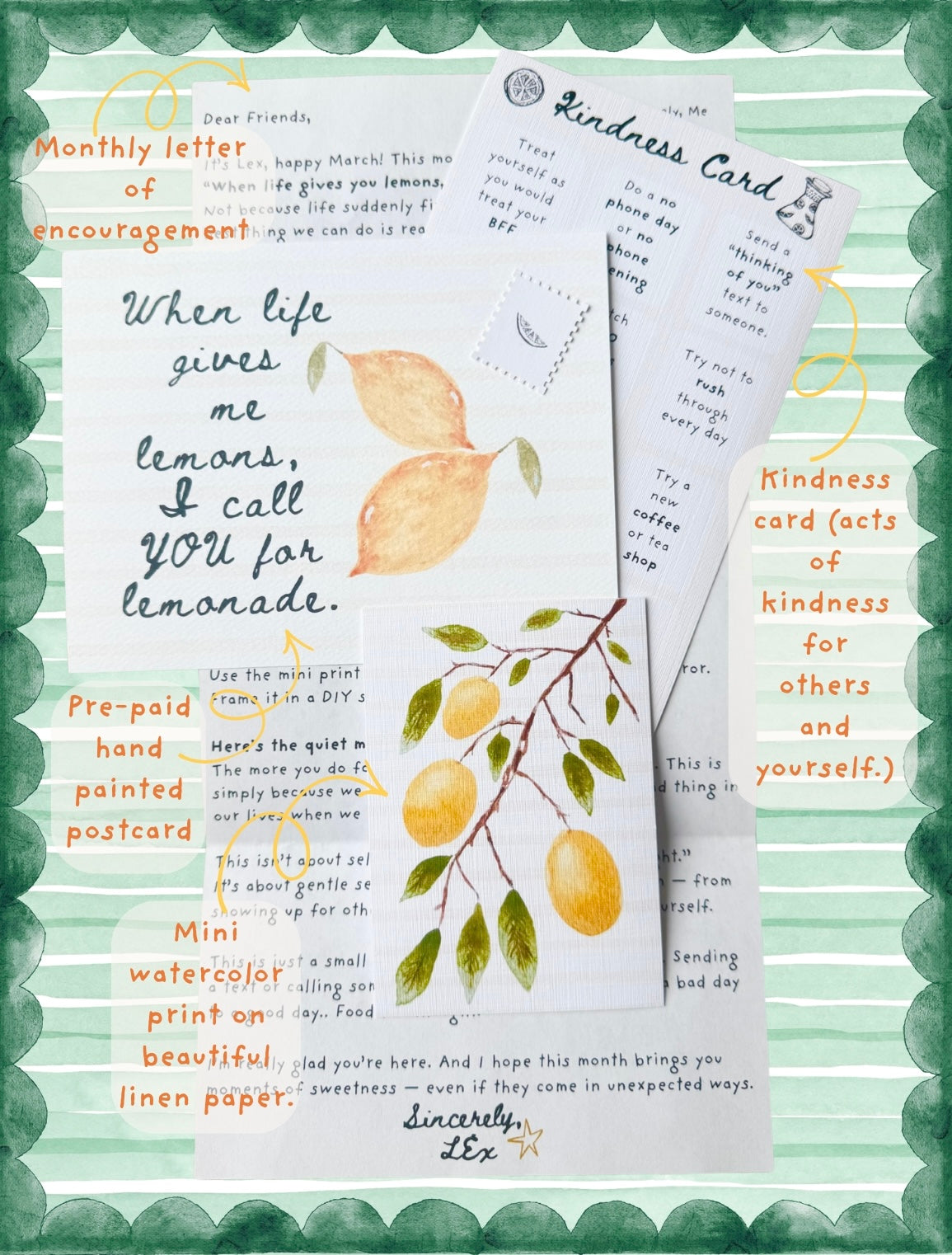 Sincerely, Me mail club